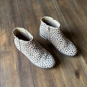 New Size 3 Cat & Jack spotted animal print cheetah jaguar safari boots